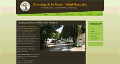 Desktop Screenshot of campingdelamuse.com