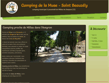 Tablet Screenshot of campingdelamuse.com